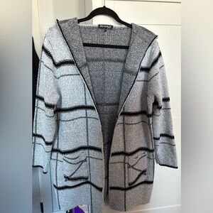 Beautiful PICCADILLY Cardigan Sweater with Pockets and Hood